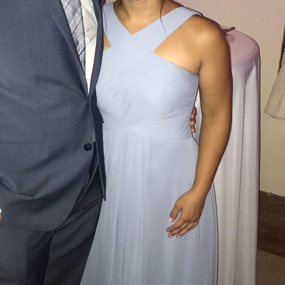 Bridesmaid Dress, Floor length, Dusty Blue